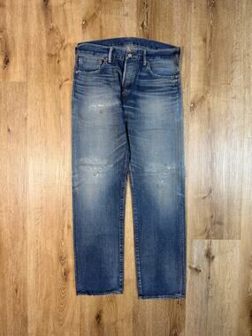 Hidden NY Distressed Denim Straight Jeans Blue Men’s Size 34 New  Description
